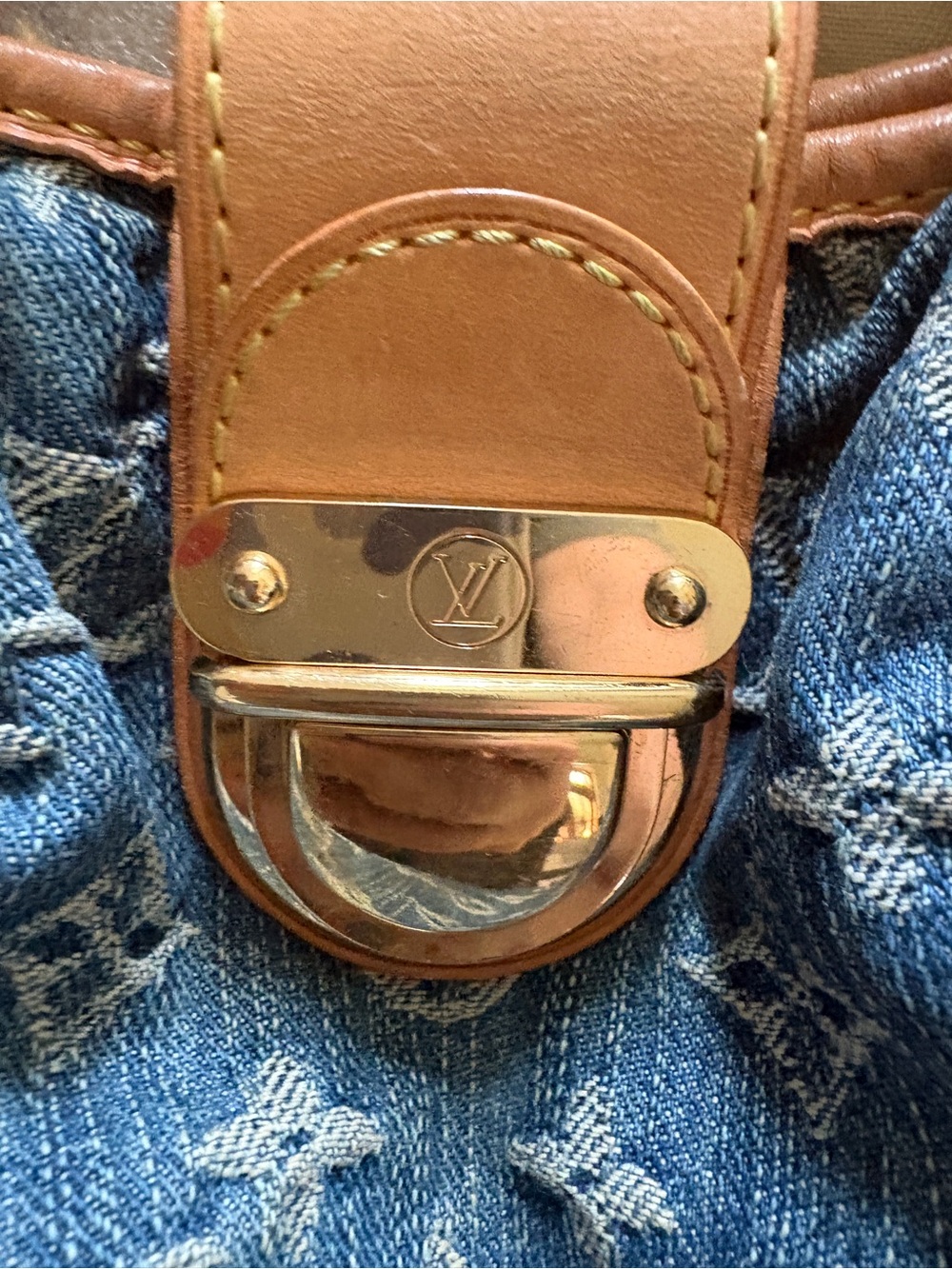 vintage Louis Vuitton Monogram Denim Pleaty bag - Picture 3 of 13